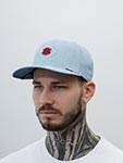 Бейсболка DJINNS арт. 6P TrueFit 2.0 New Diamond (голубой)